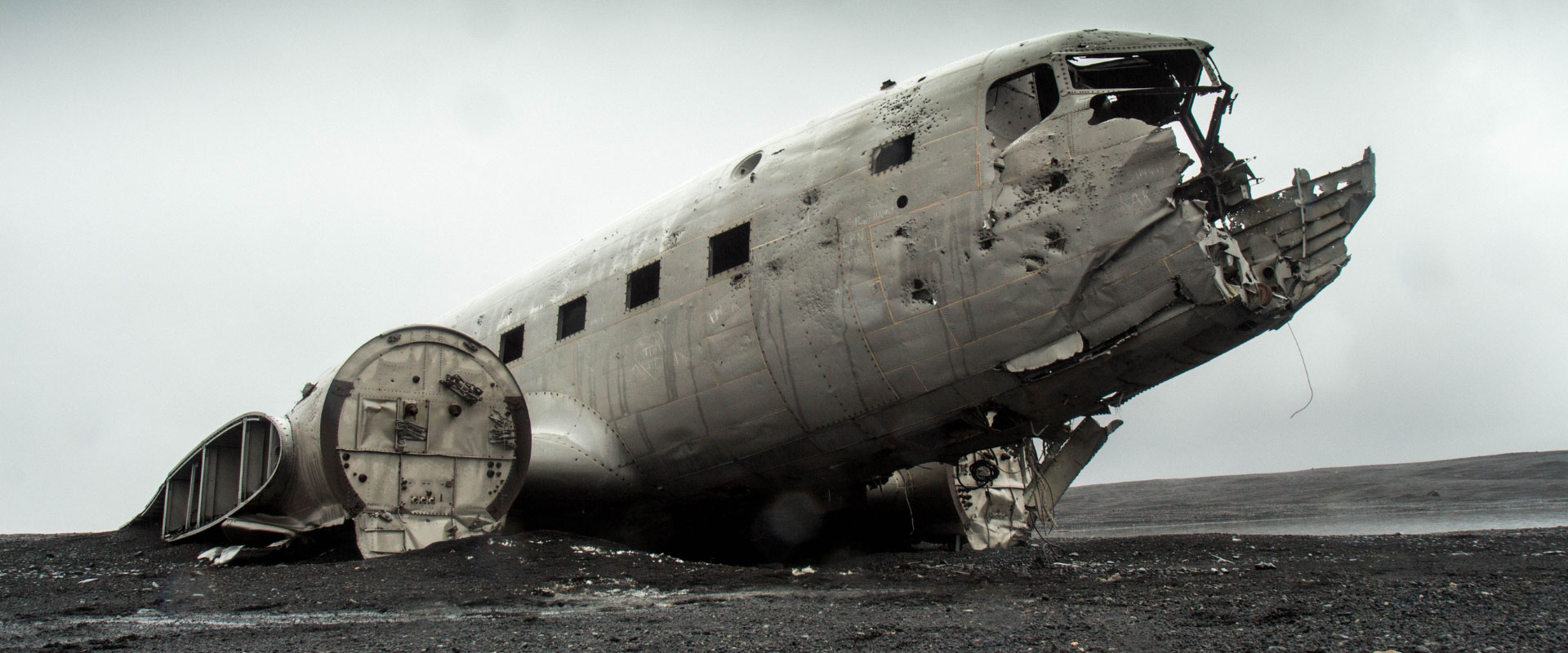DC-3US Navy Plane Wreck at Solheimasandur