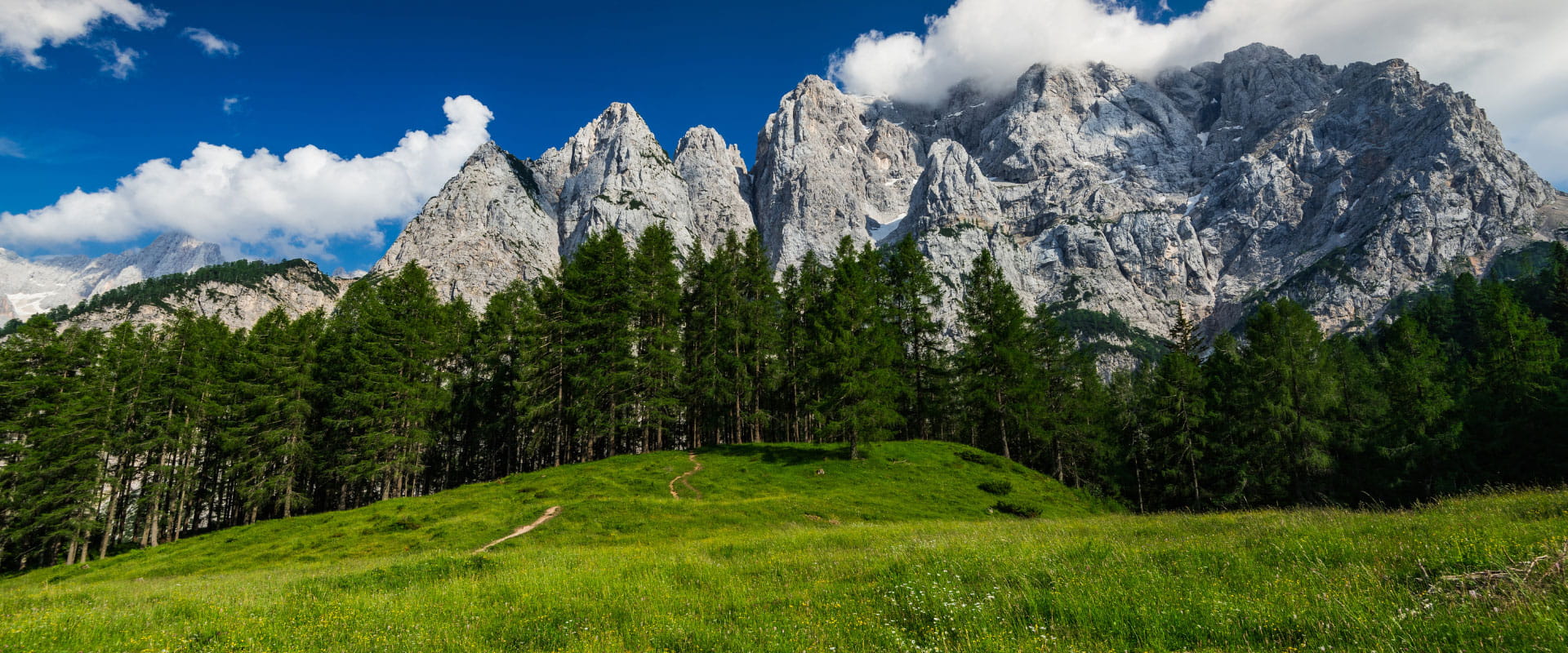 Triglave National Park At Julian Alps